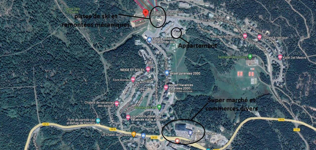 Apt Confortable Au Pied Des Pistes Et De La Foret Bolquere Ngoại thất bức ảnh